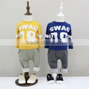Knitwear Wool Children Children Fashion Sweater Design Fancy Cardigan Man Sweater thumbnail-1