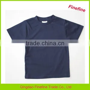 2017 Latest Girls Top Design Cotton Knitted Blank Printed Little Girl T Shirt thumbnail-2