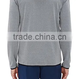 Light Grey Tech-jersey Zip-front Damenn Hoodie Styled With Black Tech-fabric Trim thumbnail-2