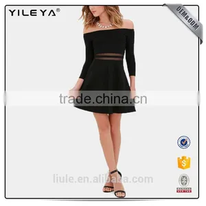 2017 European New Fashion Sexy Dress Woman Bodycon Night Club Off-shoulder Women Dres thumbnail-2