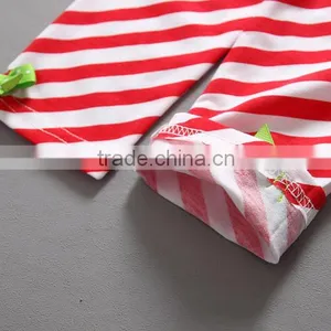 Santa Claus Stripe High Quality Christmas Children Outfit thumbnail-6