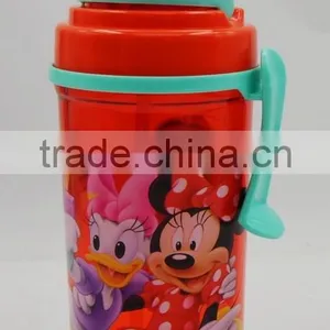 350ml Kids Sipper Bottle/cartoon School Portable Water Bottle/promotional Gifts thumbnail-4