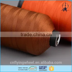 Low Shrinkage 150D/3 Industrial Polyester Bonded Sewing Thread for Bag thumbnail-4