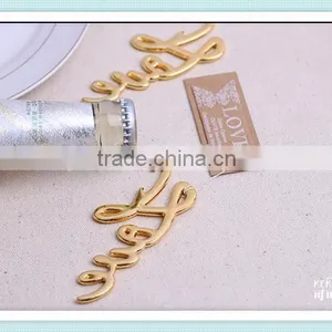 Best Quality Chrome Love Bottle Opener Wedding & Bridal Shower Favors and Gift For Guest thumbnail-3