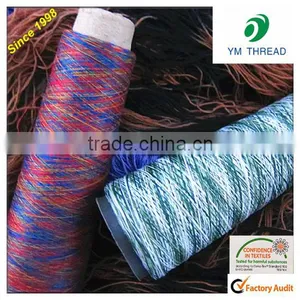 High Quality 100% Polyester 2ply Twist Space Dyed Yarn Knitting thumbnail-1