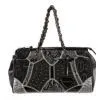 Studded & Snake Patchwork Tote thumbnail-1