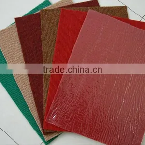 Polyester Ribbed Carpet With Protective Film Stripe Carpet With Plastic Film thumbnail-1