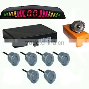 Hottest Front and Rear Parking Sensor, 6 Front and Rear Reverse Parking Sensor Kit thumbnail-2