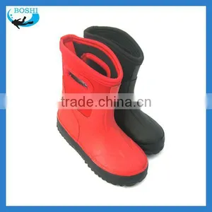 Red Neoprene Rubber Child Boot thumbnail-1