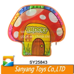 81pcs With Backpack Package Bricks Toys Factory Children Plastic Building Blocks thumbnail-1