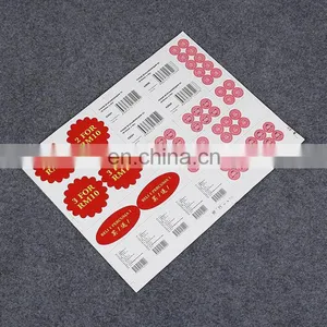 Manufacturer's Direct Selling Supermarket Products Promotional Label,customized Waterproof Self Adhesive Sticker Printing thumbnail-1
