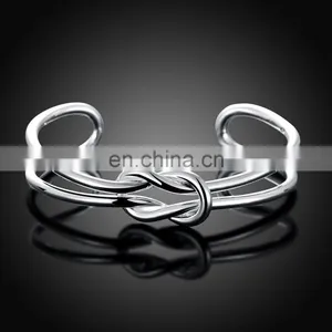 New Design Cheap Arm Bracelet Jewelry Silver Plated Bangle Wholesale for Monaco thumbnail-4