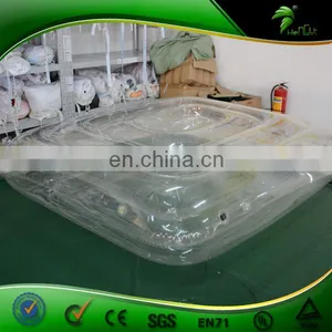 Inflatable Air Bed Balloon Bedroom Furniture Lighted Inflatable Sofa Beach Bed Inflatables Pillow thumbnail-3