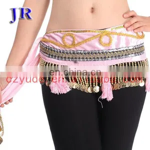 Cheap Tribal Egyptian Belly Dance Beaded Tassel Hip Scarf Y-2025# thumbnail-4