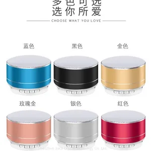 A10 Metal Bluetooth Stereo Mobile Phone Laptop Computer Low Sound Cannon Mini Gun Wireless Card Small Speaker Box. thumbnail-1