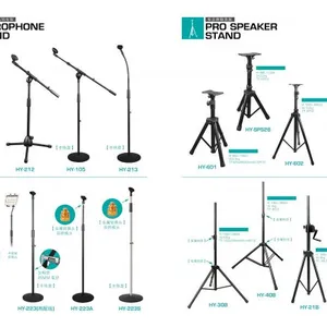 Microphone Bracket Microphone Stand Height Adjustable for Wireless or Wired Micphone Mini Microphone Holder Foldable thumbnail-1