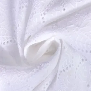 Swiss Lace 100% Cotton Swiss Voile Lace Fabric Embroidered Wholesale thumbnail-1