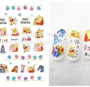 3D Cartoon Kids Wholesales Nail Sticker for Children Back Adhesive Decal Decoration Nail Sticker thumbnail-3