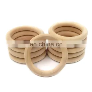 DIY Baby Grind Wooden Toys Safe Eco-friendly Photography Wooden Circle Ring Infant Gift 11size thumbnail-3