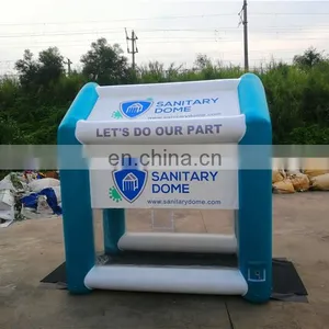 Portable Double Lanes Decontamination Sterilizer Inflatable Disinfection Ultrasonic Humidifier Tunnel for Wholesale thumbnail-6