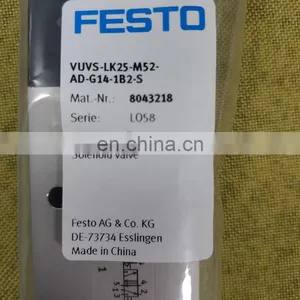 100% Original and New Solenoid Valve VUVS-LK25-M52-AD-G14-1B2-S 8043218 thumbnail-1