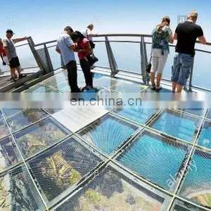 Favorable Price With High Quality Pdlc Smart Glass 15+15+15mm Anti Slip Safety Clear Translucent Laminated Glass Floor thumbnail-7