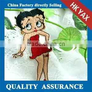 Fashion Custom Design Embroidered Iron on Patches,iron on Embroidered Patches,embroidered Patches Iron on Wholesale thumbnail-1