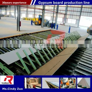 Normal Automatic Paper Faced Gypsum Board Machine Yurui Supplier/paper-surface Plasterboard Production Lineproduction Line thumbnail-6