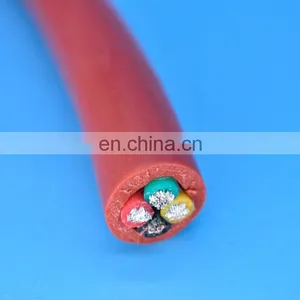 4 Core Silicone Rubber Cable Fire Retardant Cable 0.6//1kv Voltage YGC Cable thumbnail-1