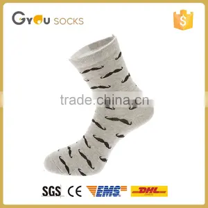 Cute Moustache Pattern Gentleman Cotton Casual Socks thumbnail-1