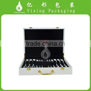 Pu Leather and Wood Storage Box for Perfume/ Cosmetic pu Leather Box thumbnail-3