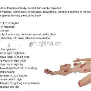 Advanced Trauma Nursing Medical Mannequin Wound Care Adult Trauma Training Manikin thumbnail-2