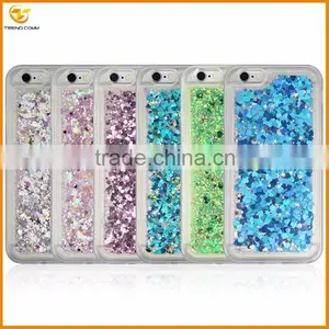China Wholesale Glitter Quicksand Tpu Back Cover Case for Iphone 6 Plus thumbnail-6