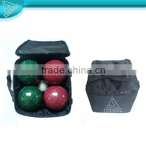 107mm Resin Material Bocce Ball With Nylon Carrying Bag thumbnail-1
