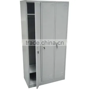Easy Assemble Knock Down Metal 3 Door Metal Lockers Storage Cabinets/metal Clothes Cabinet thumbnail-2
