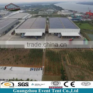 Waterproof Anti-uv Unusal Curve Tent Aluminum Warehouse Tent for Industrial thumbnail-4