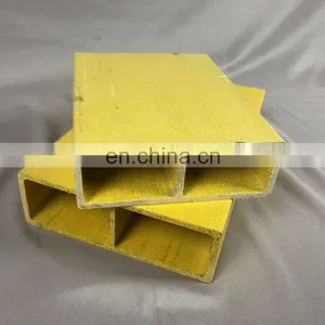 Pultrusion Fiberglass Profile Frp Square Tube Pultruded Frp Profiles Plastic Profile Square Tube thumbnail-2