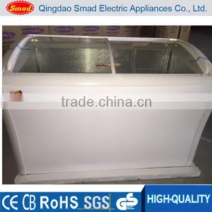 Curved Glass Ice Cream Freezer Display thumbnail-1