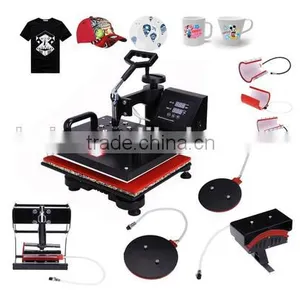 Newly 8 in 1 Multi-function Sublimation Printing Machine, 8 in 1 Combo Heat Press Machine thumbnail-1