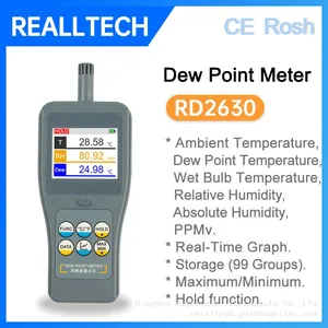 RD2630 High-accuracy Dew Point Temperature Tester With Data Storage Function thumbnail-2