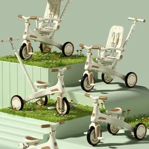 Children's Tricycle, Balance Bike, Baby's Multifunctional Four in One Balance Tricycle（Wechat:13510231336） thumbnail-1