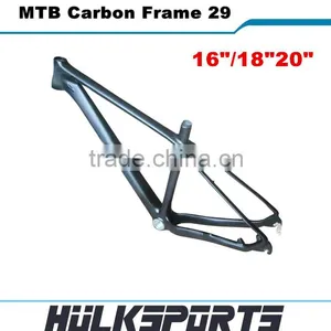 Wholesale Full Carbon Mountain Bicycle Frames 3K/UD 29er Mtb Bike Frame Set Carbon Mtb Frame Cheap thumbnail-1