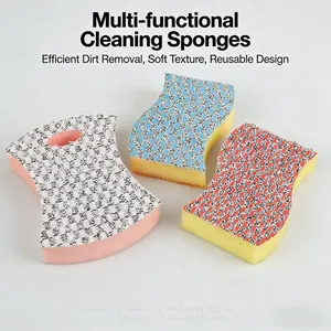 Non-Scratch Multi-Purpose Cleaning Sponges for Kitchen Clean thumbnail-4