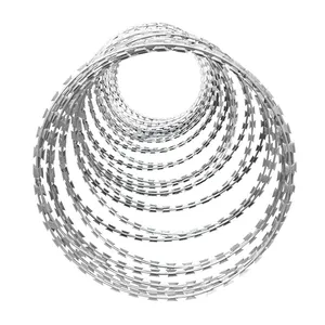 Galvanized Custom 500 m Barbed Wires Coil Barbed Wire Price Lowest Safety Protection Barbwire Barbed Wire thumbnail-3