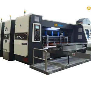 5 Color Automatic Flexo Printer Slotting Die Cutting Machine thumbnail-1