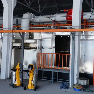 Spezialisierte Pulverbeschichtungslinie für Industriemotoren-Stator- und Rotorbauteile thumbnail-2