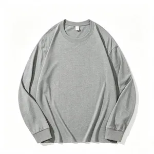 Long-sleeved Cotton T-shirt With a Round Neckline thumbnail-2