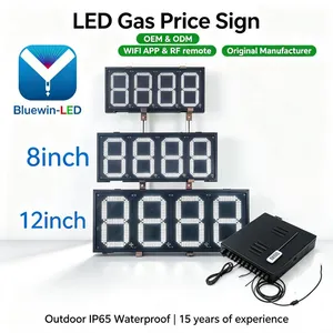 Custom Outdoor LED Gas Station Price Sign Fuel Display OEM ODM thumbnail-5
