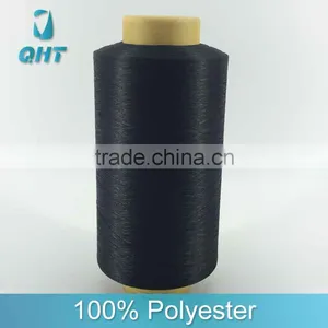 Black Color 100% Polyester 300D/96F Yarn Manufacturer in China thumbnail-1