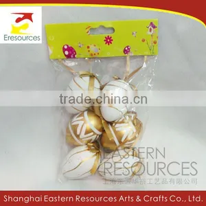 Golden Easter Plastic Egg Set for Decoration thumbnail-1
